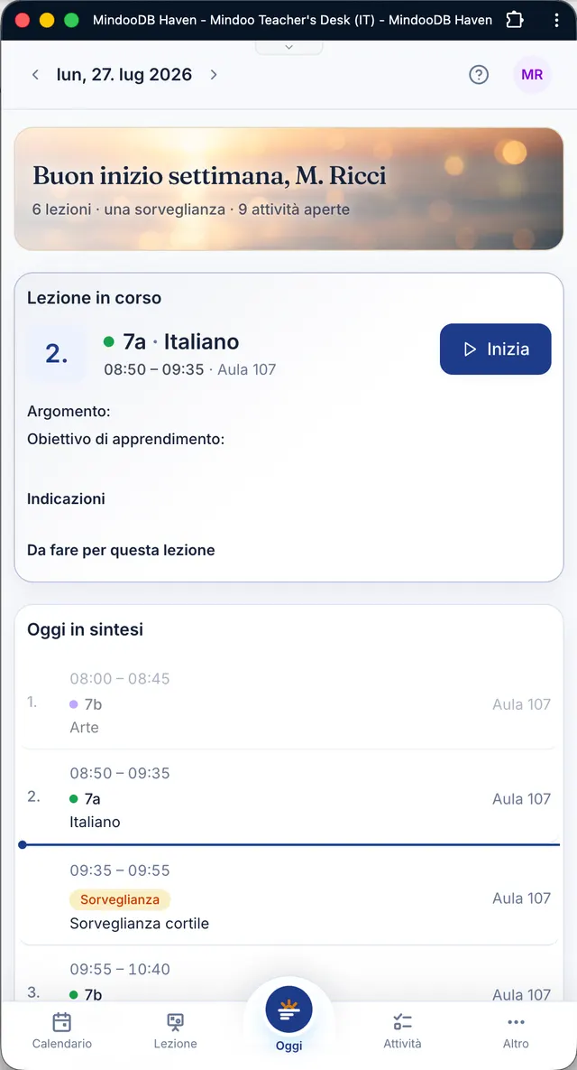 Vista compatta sullo smartphone